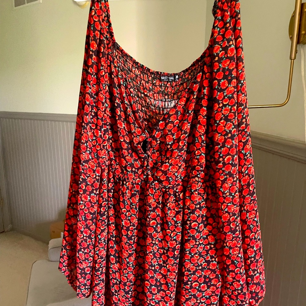 Babydoll rose Dress from Nastygal
